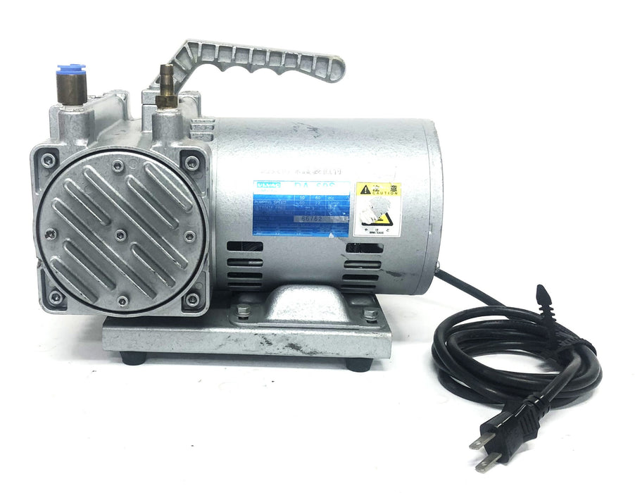 Ulvac Sinku Kiko Split Phase Starting 4 Pole Diaphragm Vacuum Pump DA-60S USED