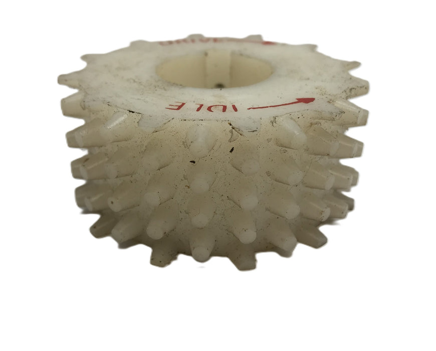 Unbranded 1" Bore Plastic Idle Drive Sprocket W/ .238" Keyway NOS