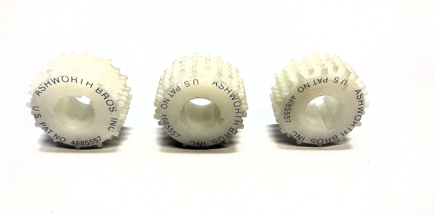 Ashworth 3/4" Bore Plastic Idle Drive Sprocket W/ 3/16" Keyway [Lot of 3] NOS