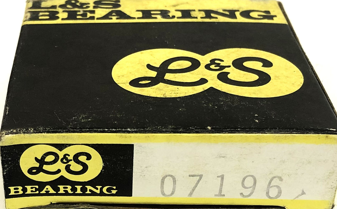L&S Bearing Tapered Roller Bearing Cup 07196 [Lot of 4] NOS