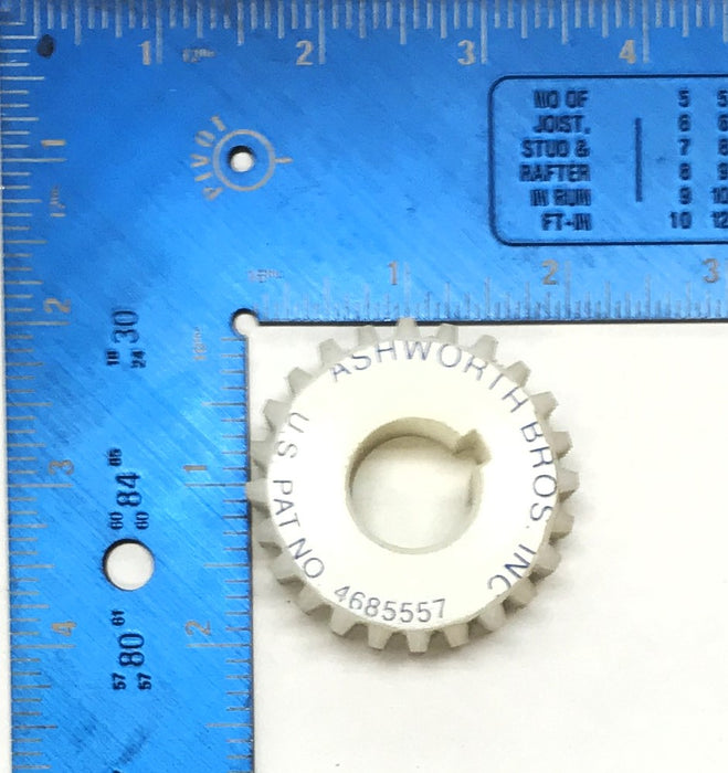 Ashworth 3/4" Bore Plastic Idle Drive Sprocket W/ 3/16" Keyway [Lot of 3] NOS