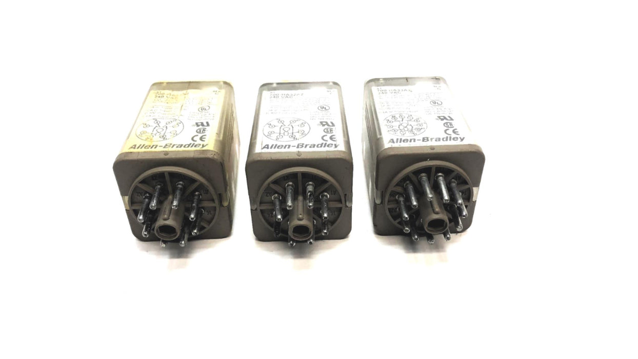 Allen-Bradley 240VAC Series C Relay 700-HA32A2 [Lot of 3] USED