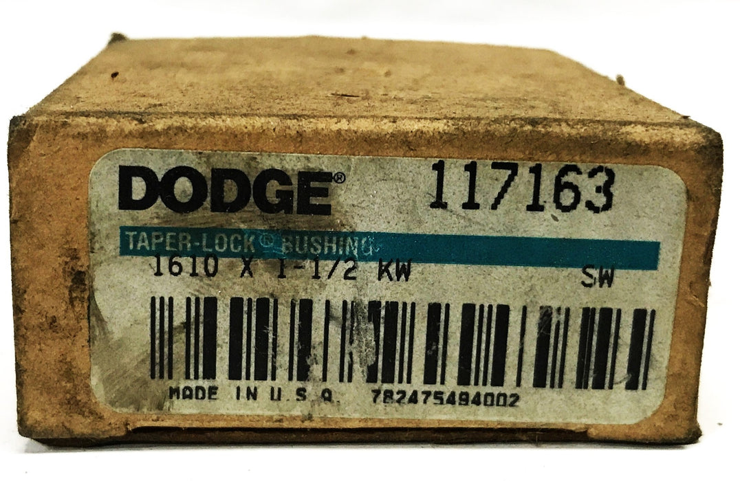 Dodge 1510 x 1-1/2 KW Split Taper-Lock Bushing 117163 [Lot of 2] NOS