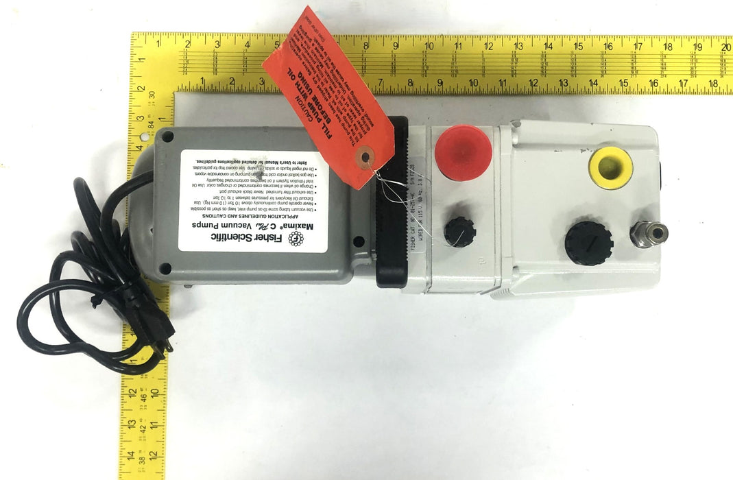 Fisher Scientific Maxima C Plus M4C Vacuum Pump W/ Franklin Motor 01-257-4C NOS