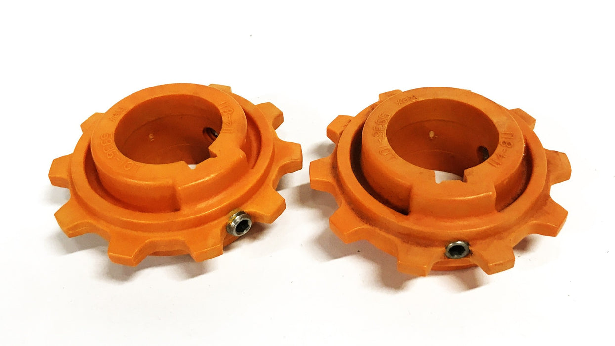 Rexnord Molded Non-Split Chain Sprocket 5936-10T-114-811 [Lot of 2] NOS