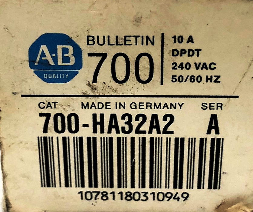 Allen-Bradley Series A Relay 700-HA32A2 NOS