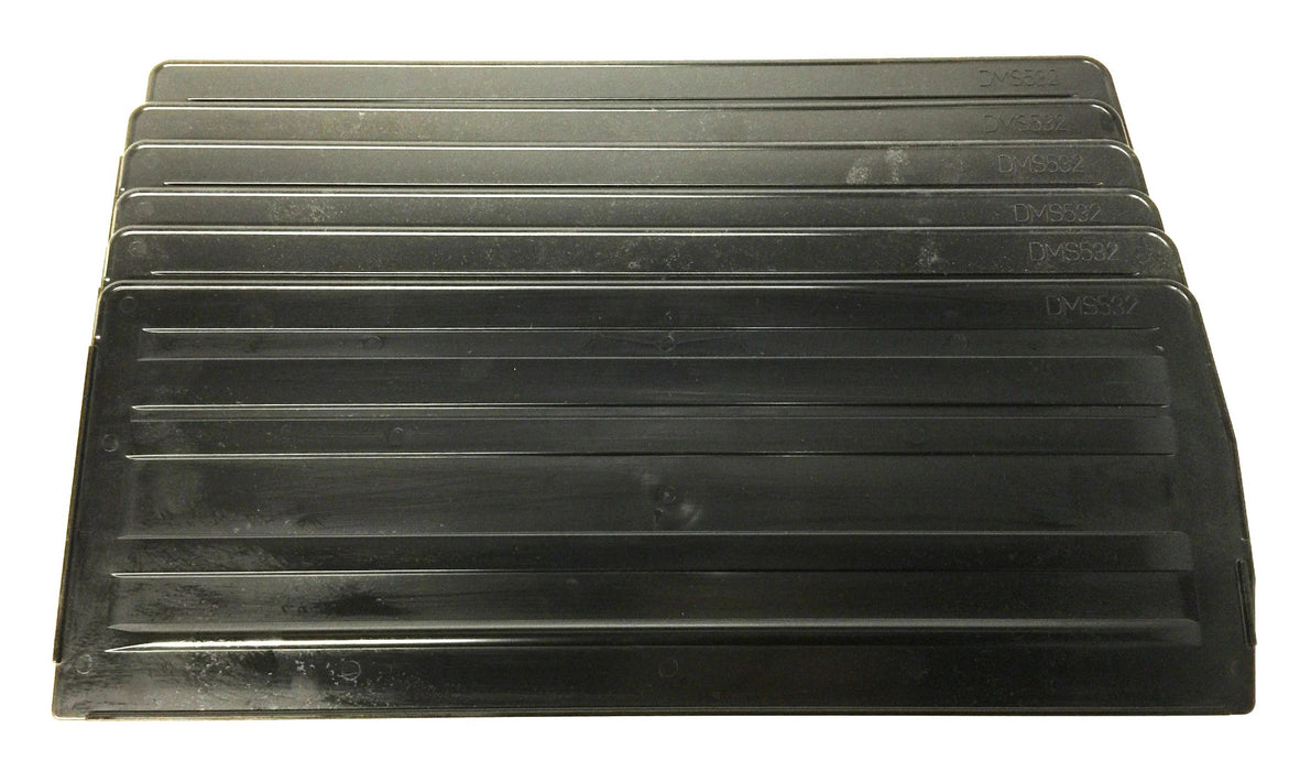 Unbranded Storage Systems Black Plastic Divider Pack (6pcs) DMS532 NOS