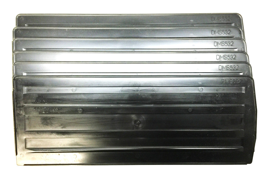Unbranded Storage Systems Black Plastic Divider Pack (6pcs) DMS532 NOS