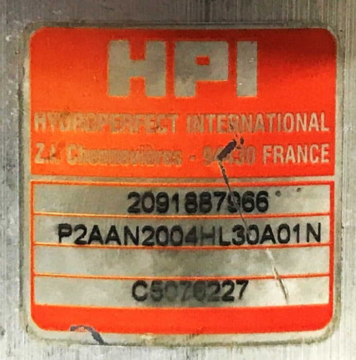 HPI Hydraulic Gear Pump P2AAN2004HL30A01N USED