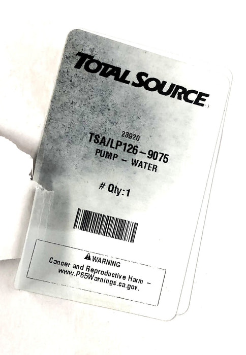 Total Source Water Pump LP126-9075 NOS