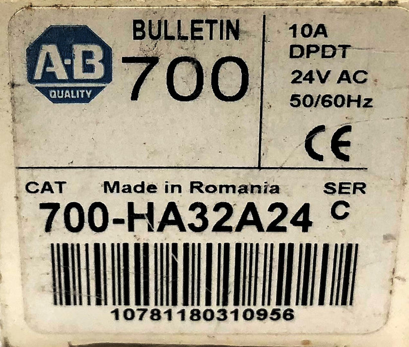 Allen-Bradley Series C 24VAC Relay 700-HA32A24 NOS