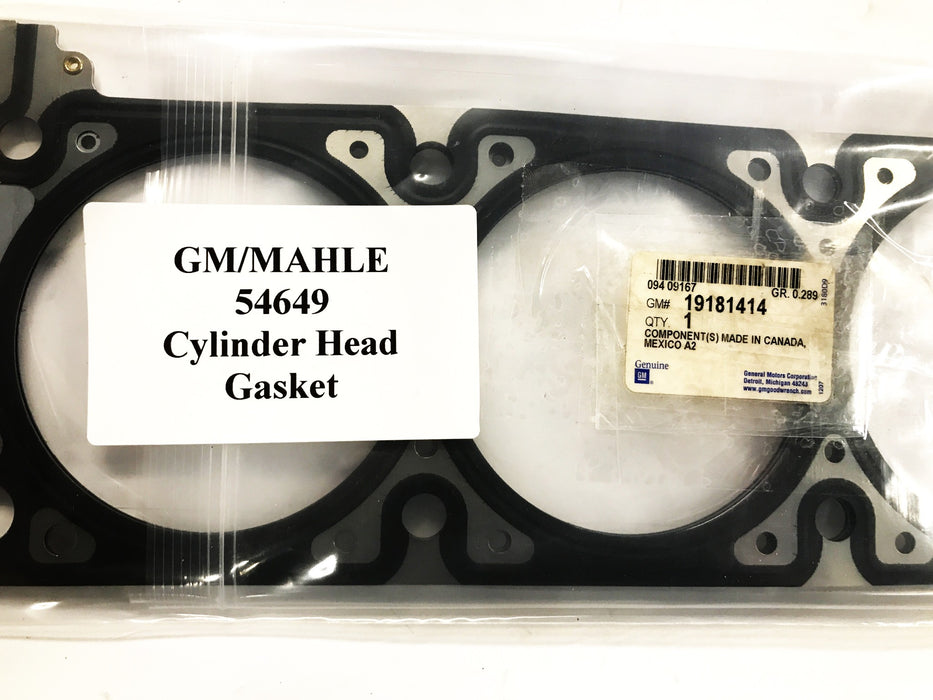 GM/MAHLE Engine Cylinder Head Gasket 54649 NOS