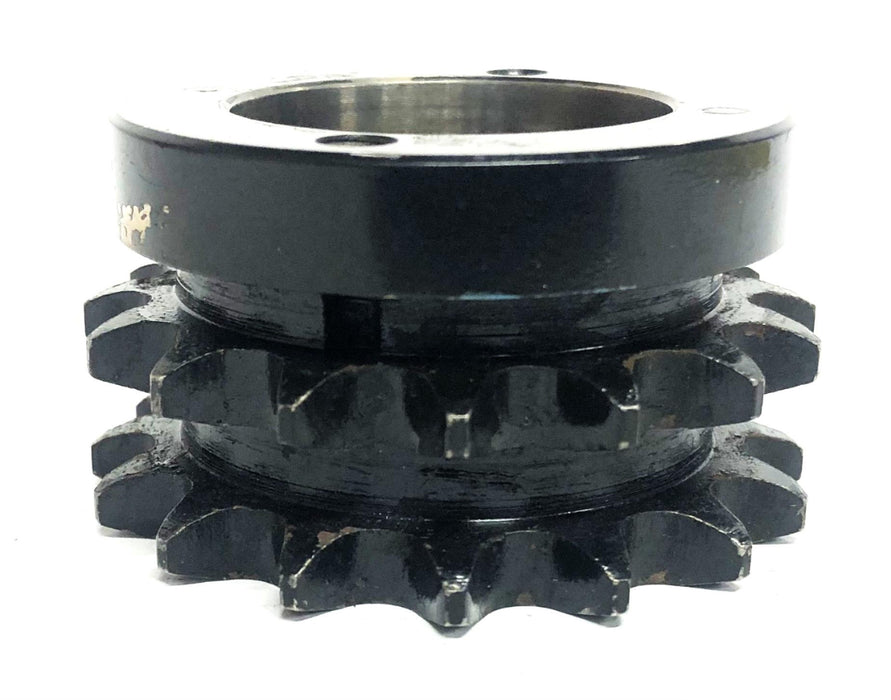 Browning 1.61 Inch Bore Double Row Roller Chain Sprocket D40H16 NOS