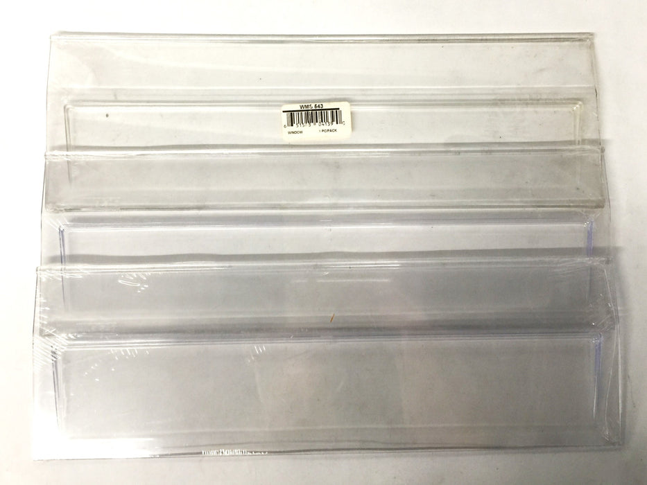 Unbranded Clear Plastic Window for Storage Bins WMS543 [Lot of 3] NOS