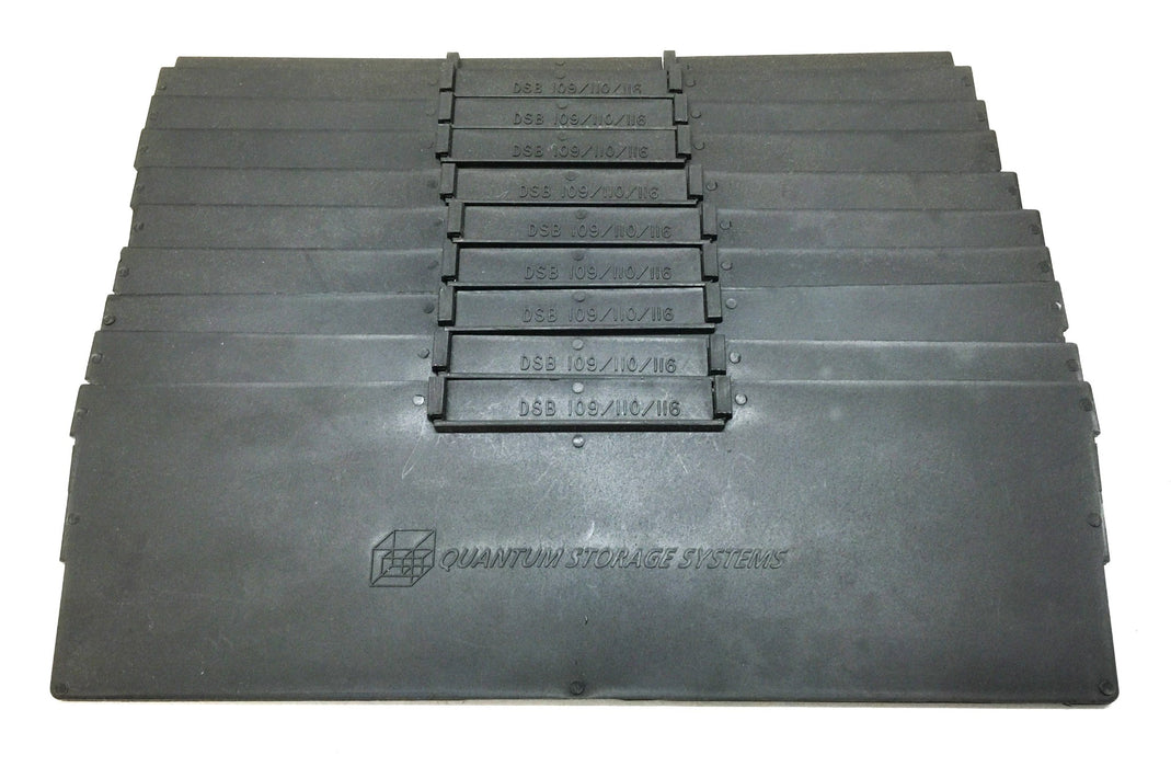 Quantum Storage Solutions Plastic Bin Divider DSB109/110/116 [Lot of 10] NOS