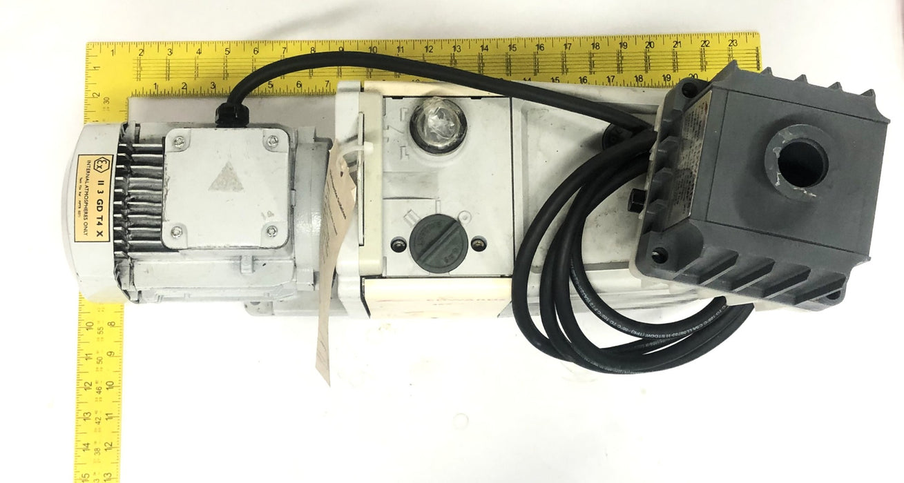 Edwards Leroy Somer 3-LS71 Rotary Vane Pump With Oil Mist Filter RV12 USED