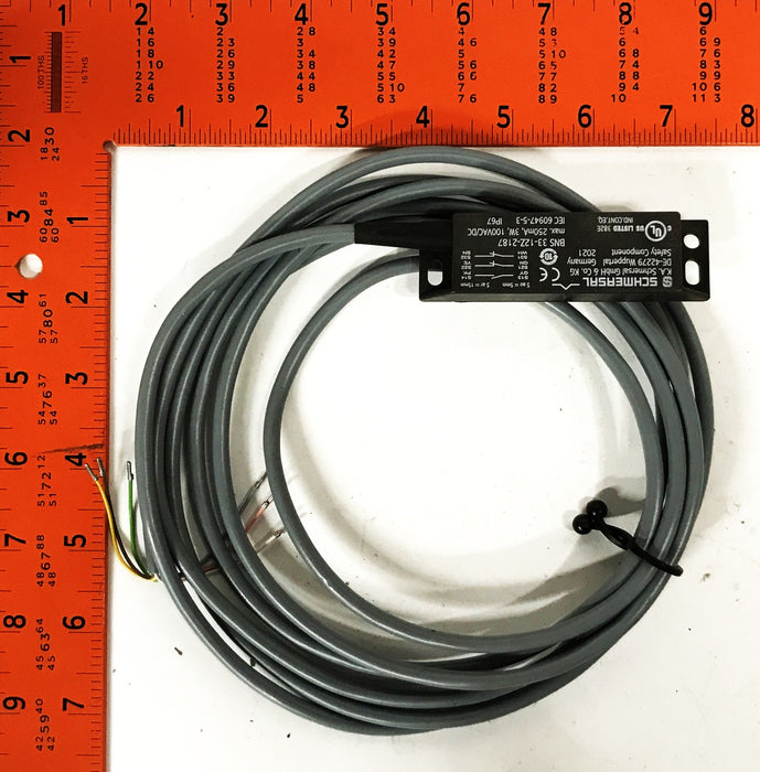 Schmersal  Magnetic Safety Sensor 101134343 (BNS33-12Z-2187-3M) NOS