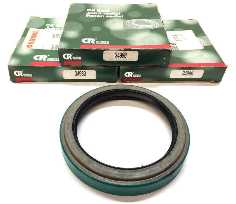 CR/Chicago Rawhide Joint Radial Oil Seal 34980 [Lot of 3] NOS