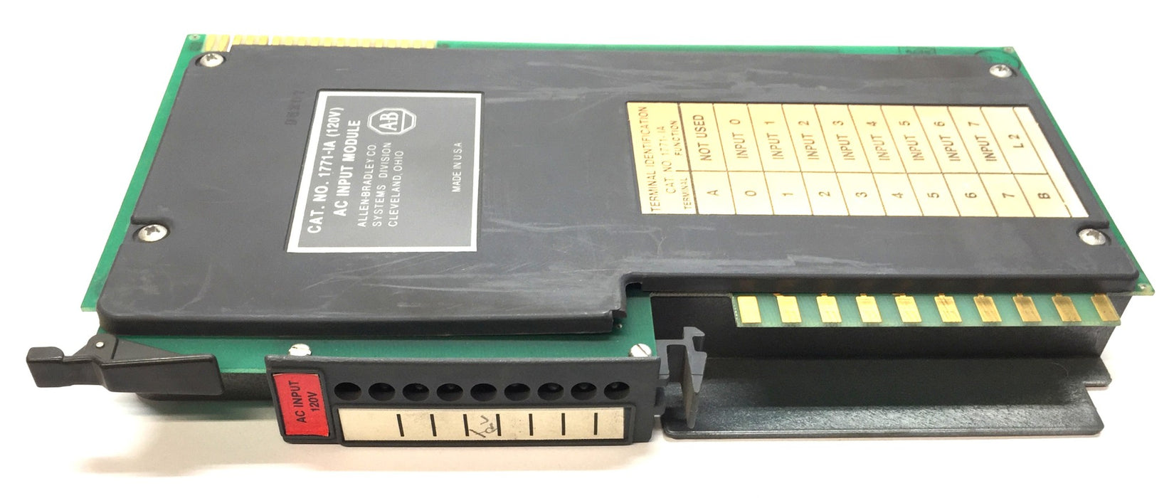 Allen-Bradley 120V AC Input Module 1771-IA (636004) w/Enclosure [Lot of 2] USED