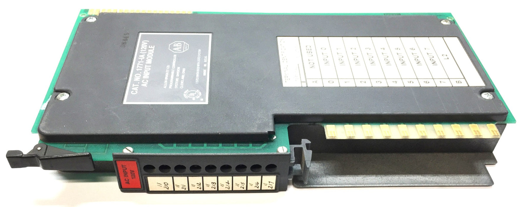 Allen-Bradley 120V AC Input Module 1771-IA (960096) w/Enclosure [Lot of 2] USED