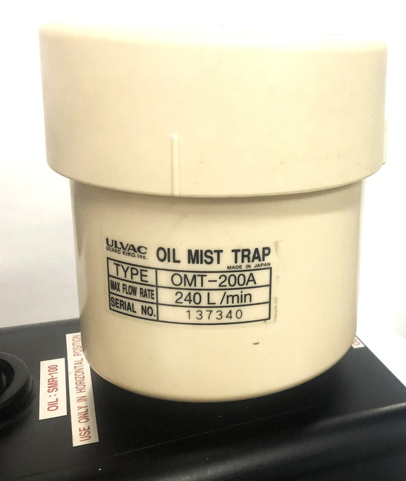Ulvac Kiko Inc 200/400V 50/60Hz 3-Phase Vacuum Pump GLD-136A USED