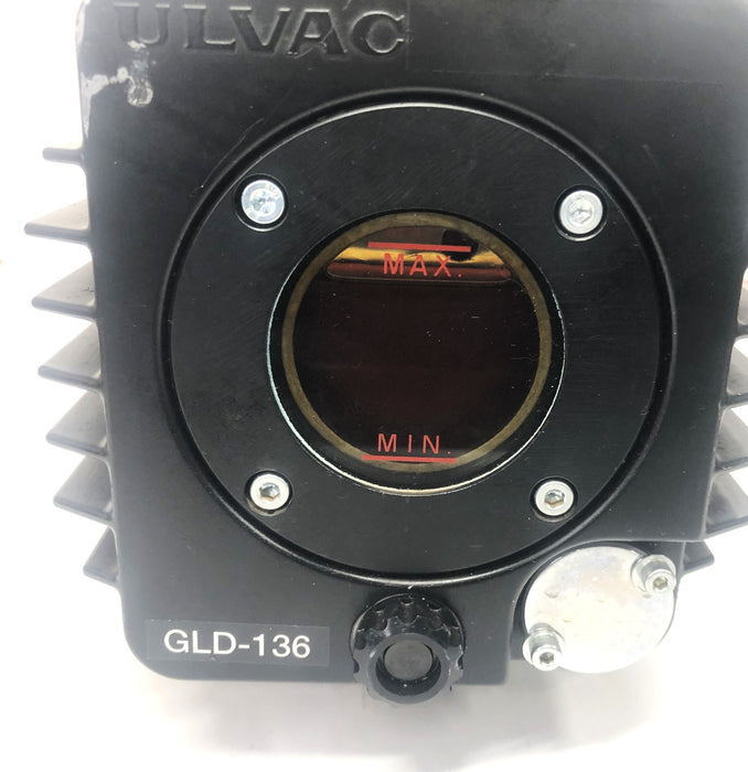 Ulvac Kiko Inc 200/400V 50/60Hz 3-Phase Vacuum Pump GLD-136A USED