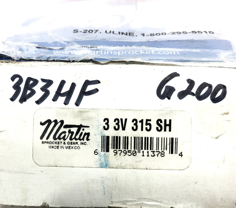 Martin 12126 MAX RPM Sheave 3-3V315SH NOS