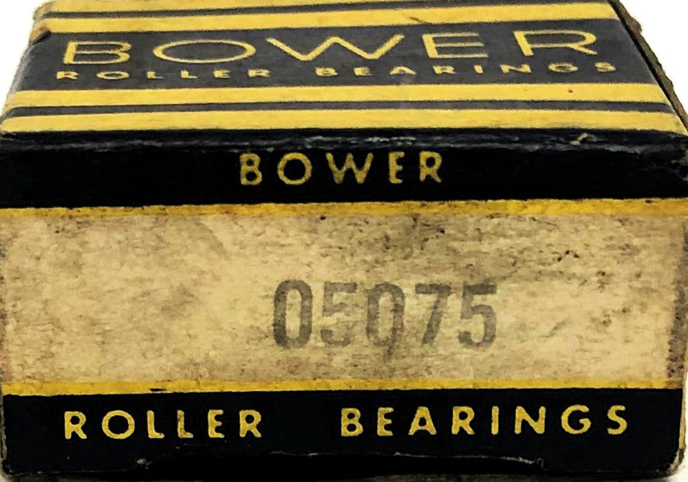 Bower Tapered Roller Bearing Cone 05075 NOS