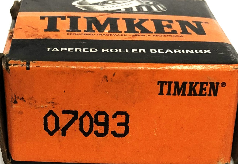 Timken Tapered Roller Bearing Cone 07093 [Lot of 2] NOS