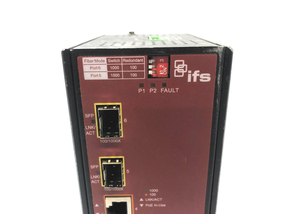 Interlogix Industrial Ethernet Media Converter (Untested) MC352-4P-2S USED