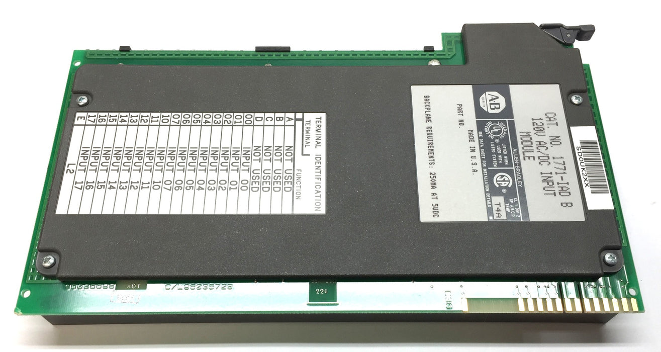 Allen-Bradley 120V AC Input Module 1771-IAD B USED