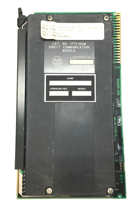 Allen-Bradley Direct Communication Module 1771-DCM Firmware Rev.E Ser.A USED