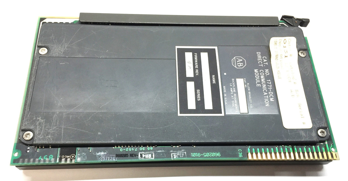 Allen-Bradley Direct Communication Module 1771-DCM Firmware Rev.E Ser.A USED
