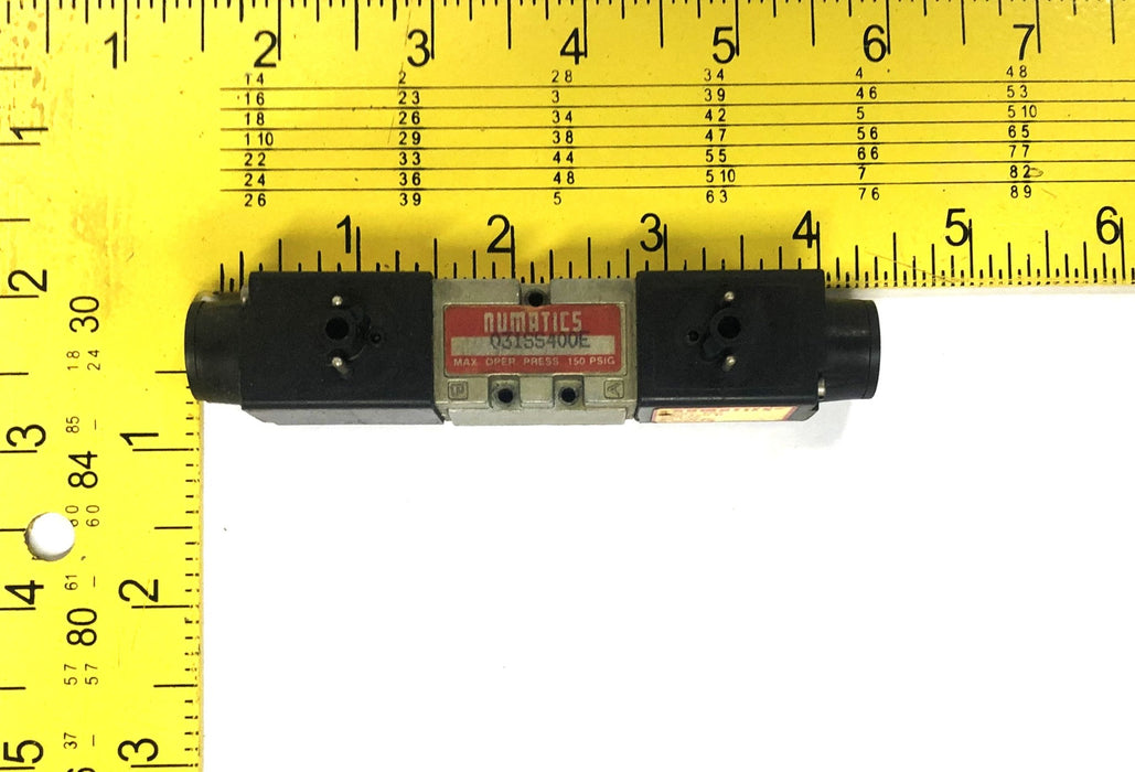 Numatics Max 150PSIG Solenoid Valve 031SS400E USED