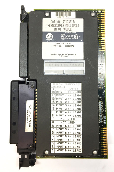 Allen-Bradley Thermocouple Millivolt Input Module 1771-IXE B (96082872) NOS