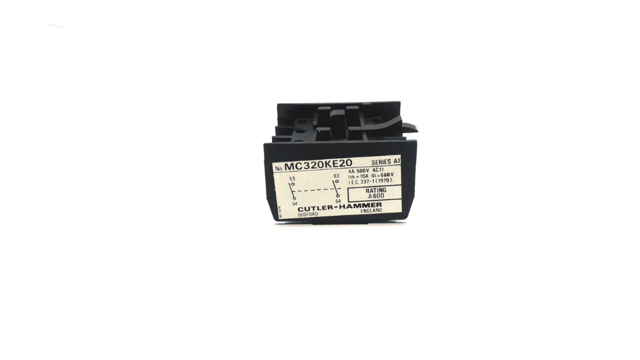 Cutler-Hammer Series A1 4A 500V Electrical Interlock MC320KE20 NOS