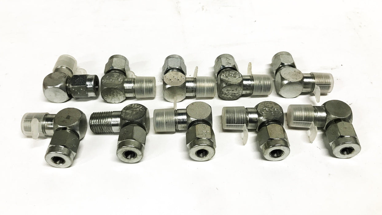 Lenz 1/4 inch x 1/4 inch Compression Elbow [Lot of 10] NOS