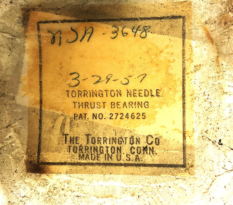 Torrington NTA-3848 Needle Thrust Bearing 2724625 NOS