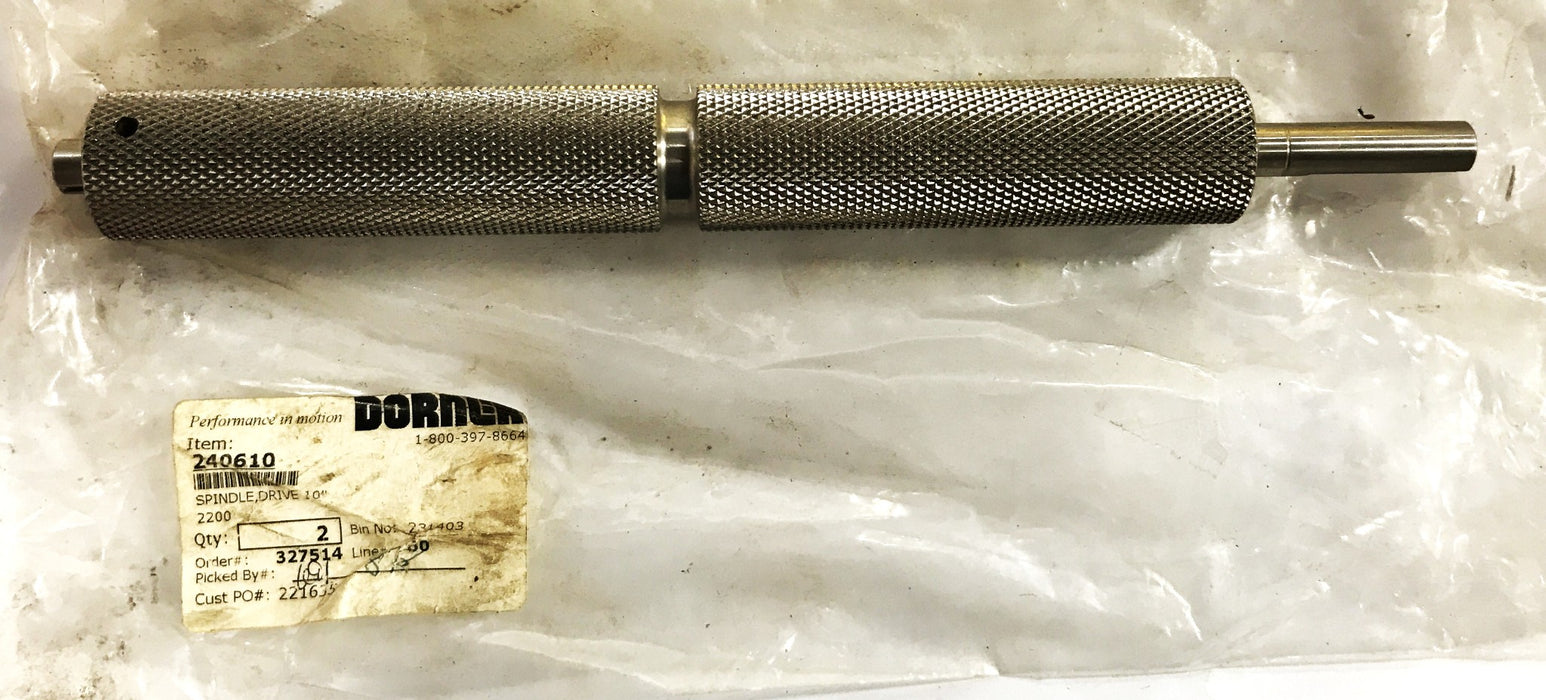 Dorner 10 inch Series 2200 Conveyor Belt Spindle Drive 240610 NOS