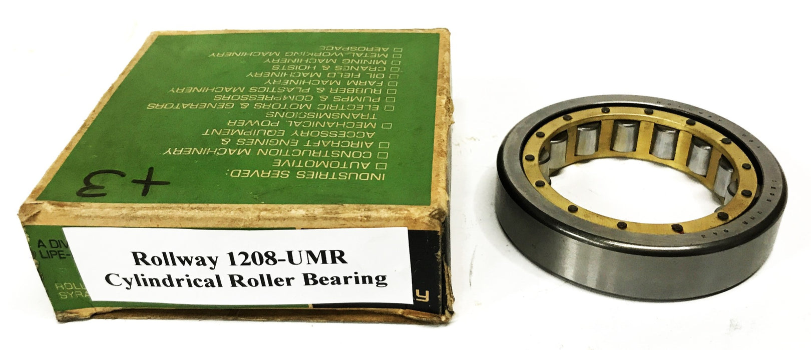 Rollway Cylindrical Roller Bearing 1208-UMR NOS