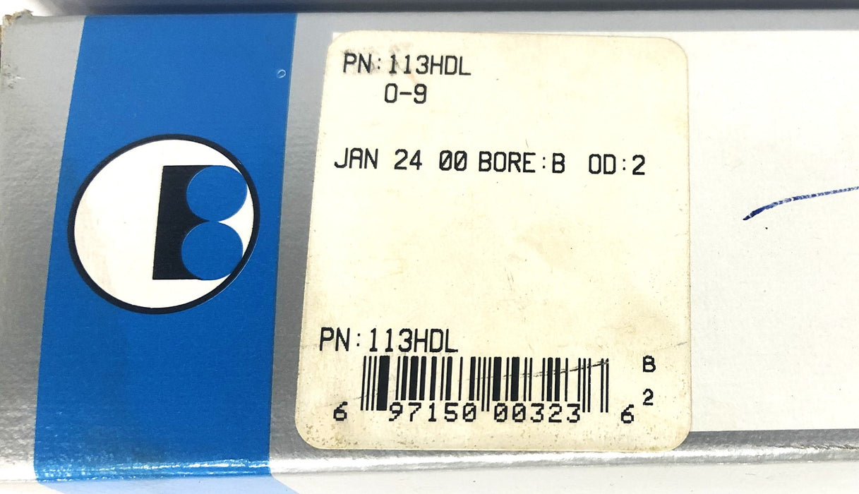 Barden Precision Bearing Set 113HDL NOS