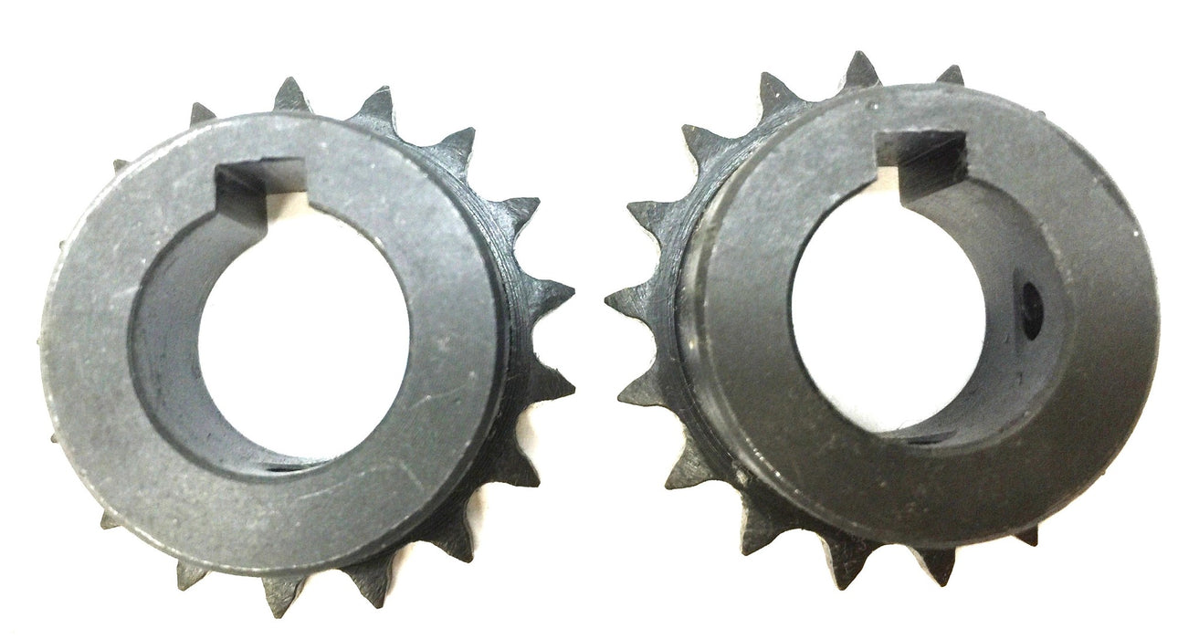 Ametric 17-Tooth Roller Chain Sprocket 6-17X15H [Lot of 2] NOS
