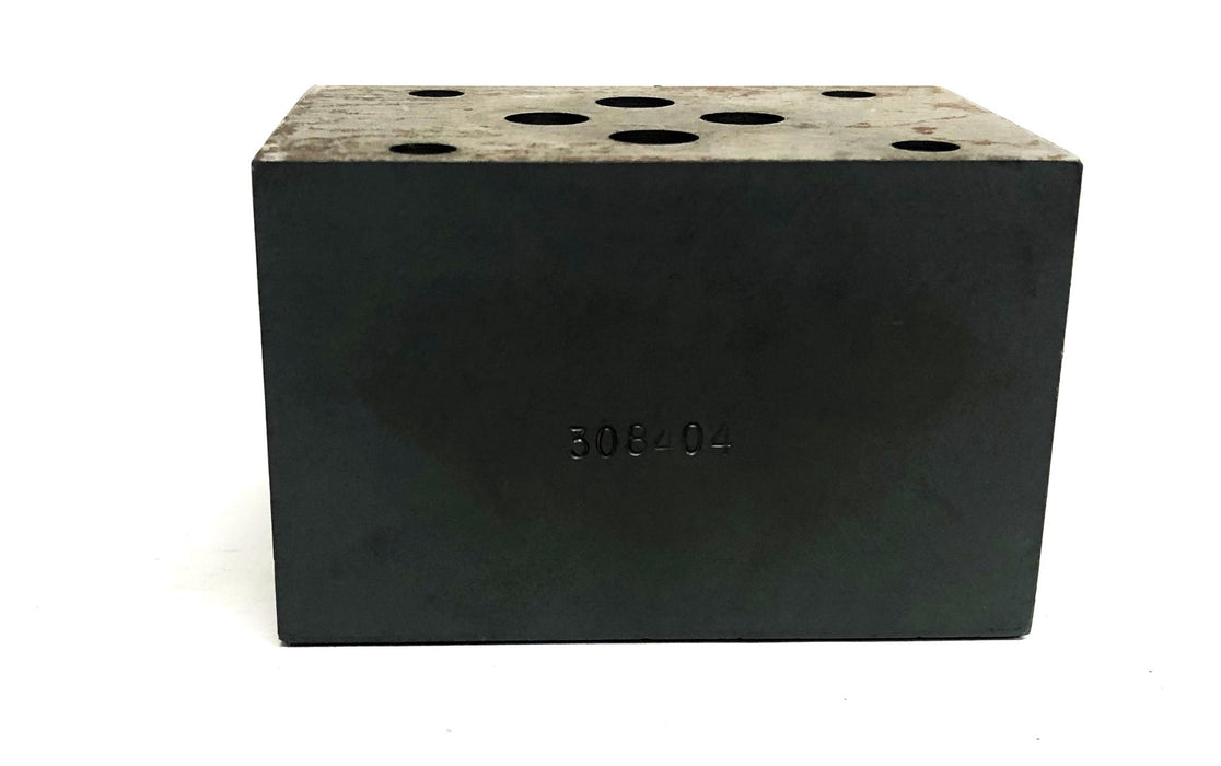 Unbranded 1-3/4x2-1/2x1-5/8 Inch Pneumatic Cylinder Body 308404 NOS