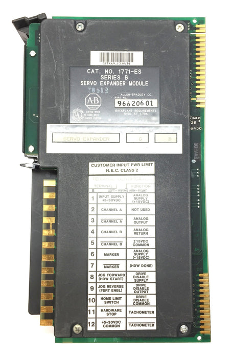 Allen-Bradley Servo Expander Module 1771-ES (966206) Firm Rev.G / Series.B USED