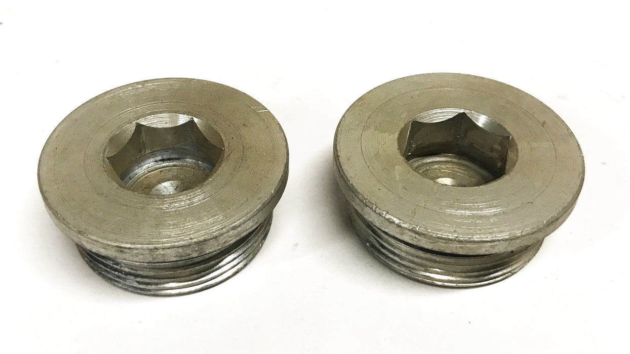 Unbranded 1-5/8 inch Threaded Plug [Lot of 2] NOS