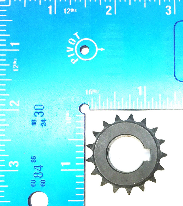 Ametric 17-Tooth Roller Chain Sprocket 6-17X15H [Lot of 2] NOS
