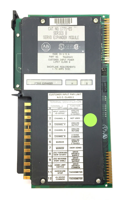 Allen-Bradley Servo Expander Module 1771-ES (966206) Firm Rev.H / Series.B USED