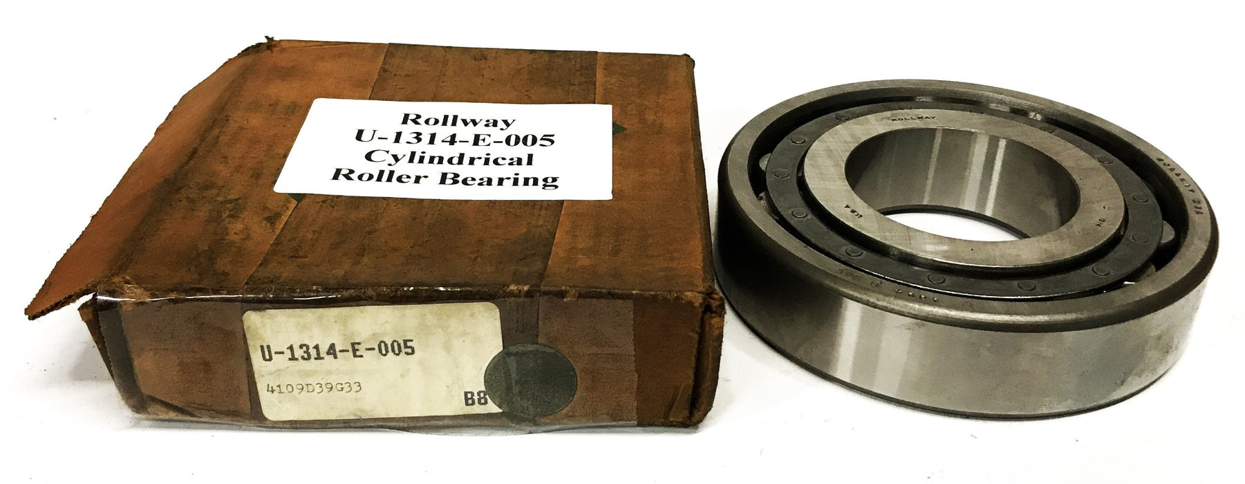 Rollway Cylindrical Roller Bearing with Inner and Outer Rings U-1314-E-005 NOS