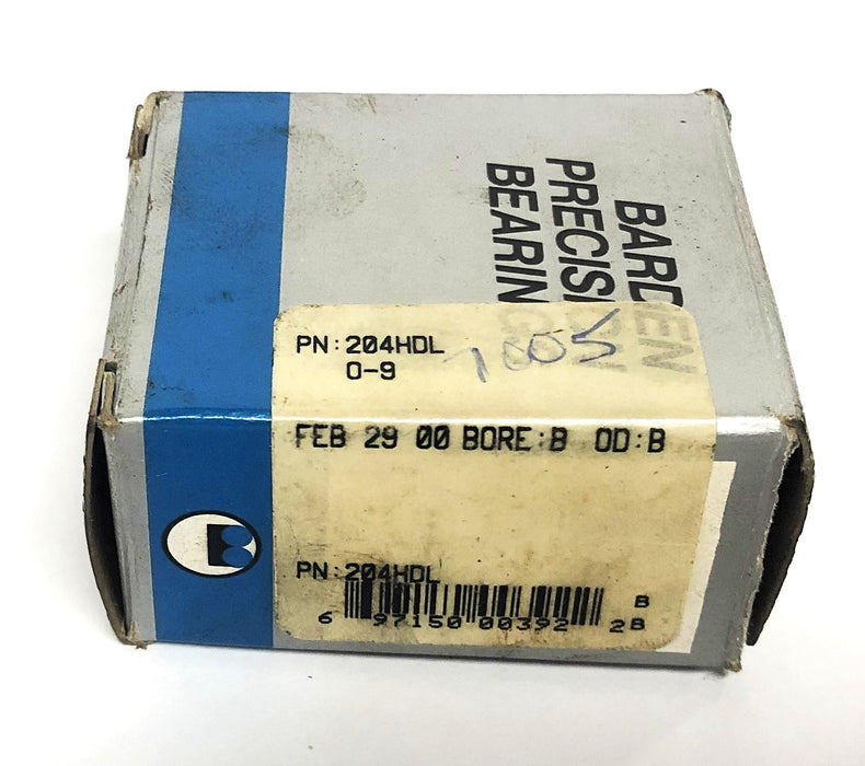 Barden Precision Bearing 204HDL NOS