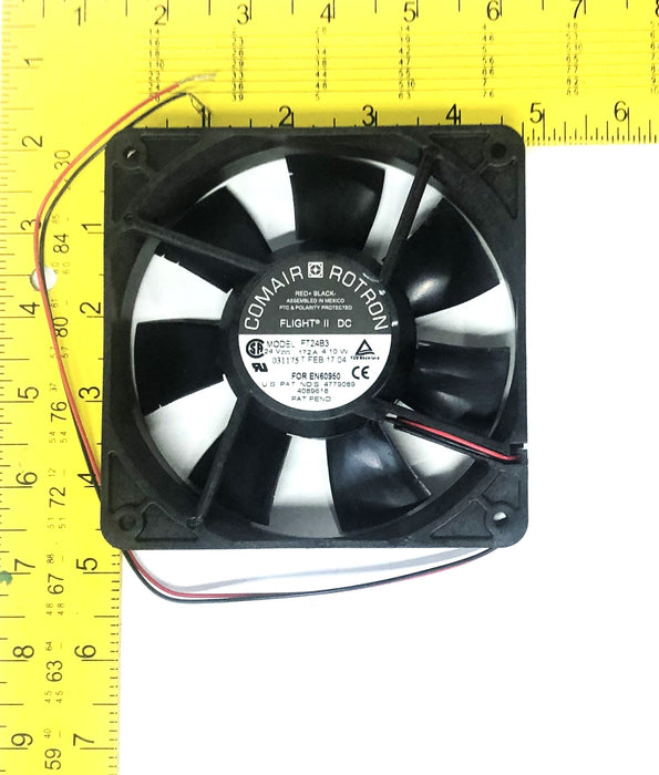 Comair Rotron Flight II DC 172A 24V 4.10W Fuse Protected Fan FT24B3 NOS
